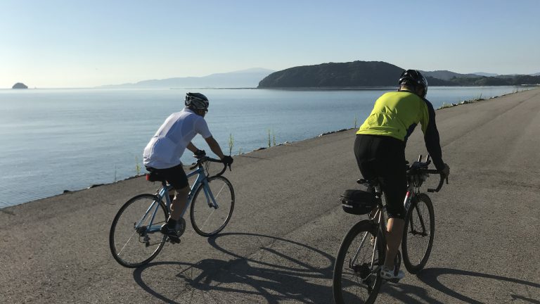 真夏日の練習法〜その１早朝バイク練