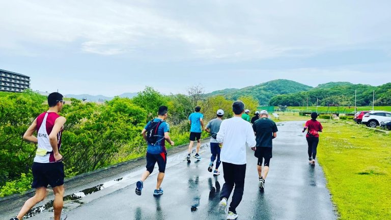 雨上がりの練習会、百間川ランニングコースの弱点