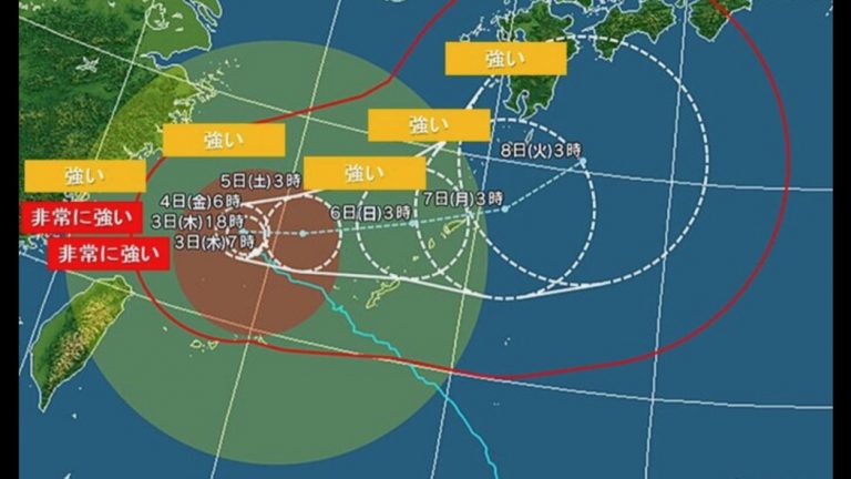 早く動け！台風６号