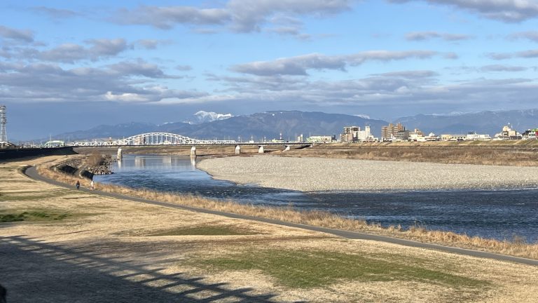 長良川朝ランからはじまる出張最終日