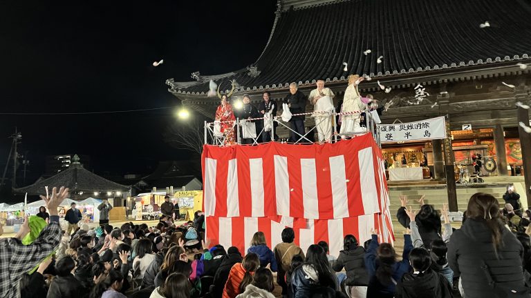 女性のための、会陽宵祭り