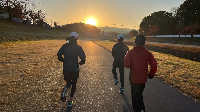 まさかの赤穂義士マラソン入金漏れで、メンバーに付き合ってもらい２０キロ走